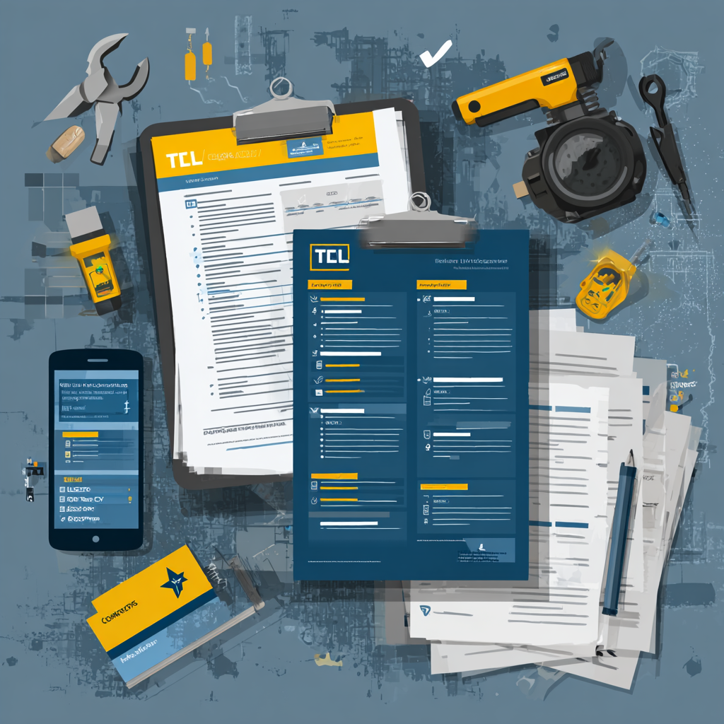 Texas electrician license renewal process shown as a step-by-step checklist