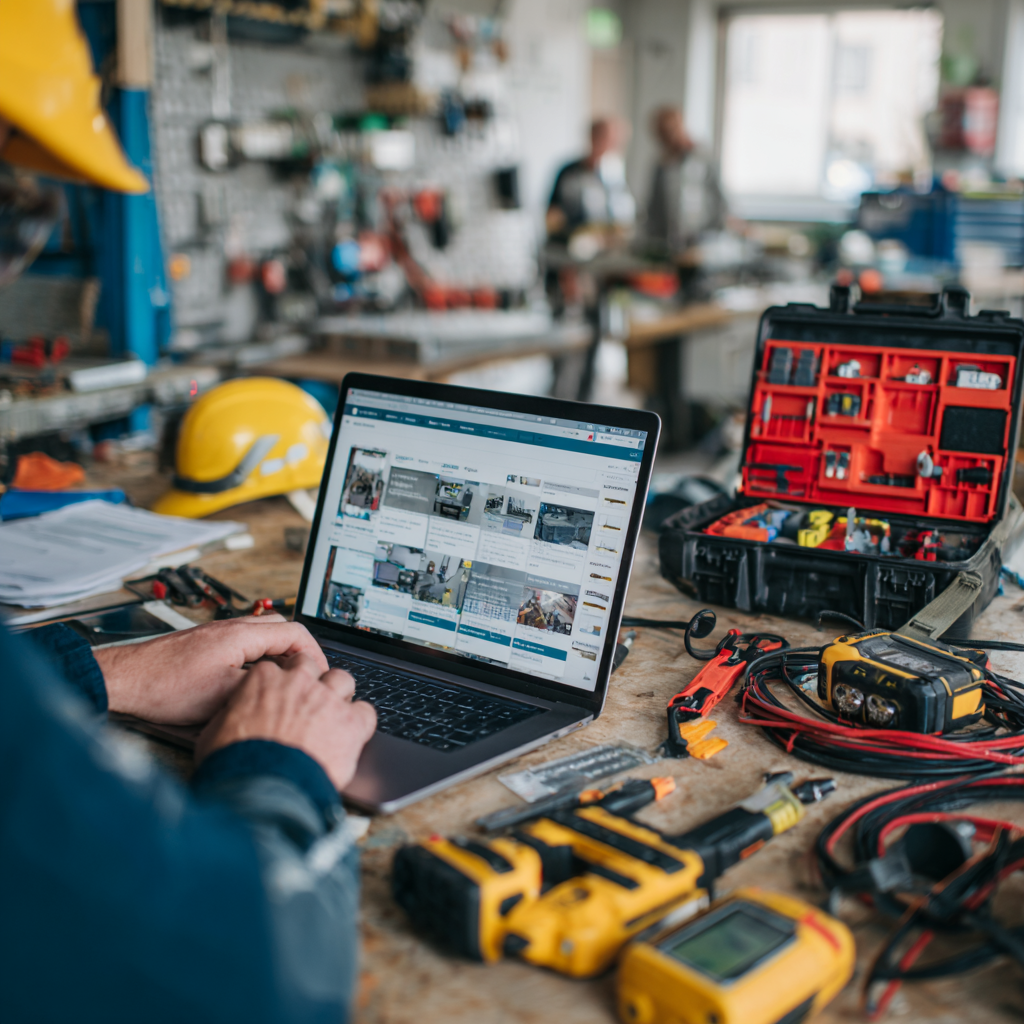 Apprentice electrician completing Texas electrical continuing education online